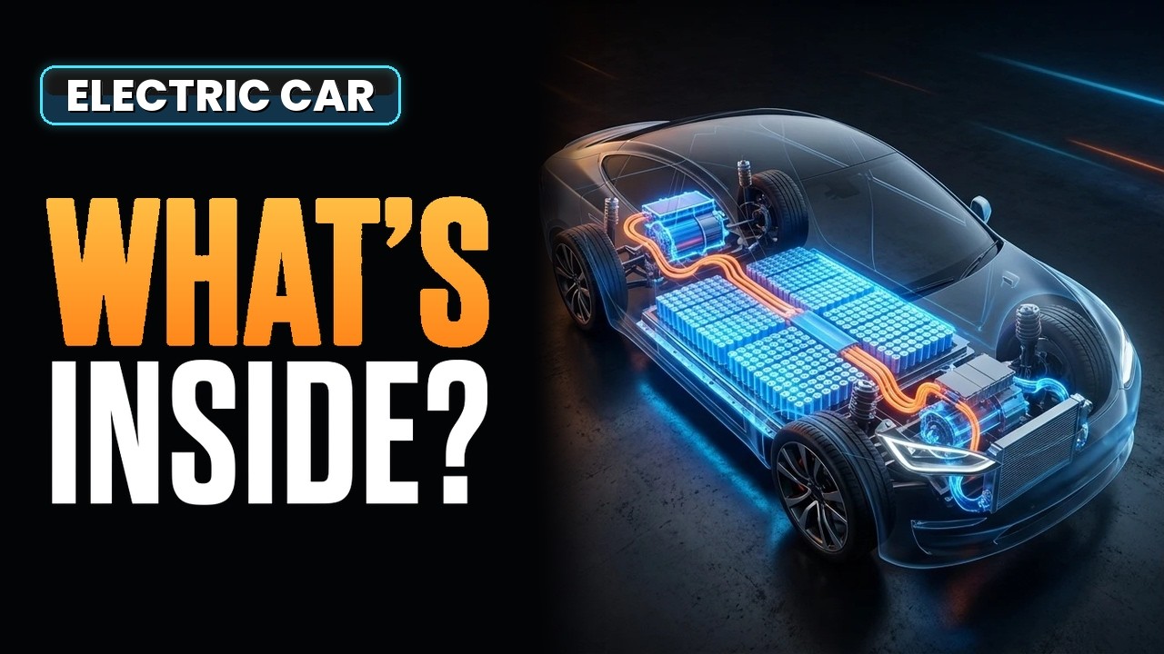 How an Electric Car Moves — Current YouTube 3D Thumbnail
